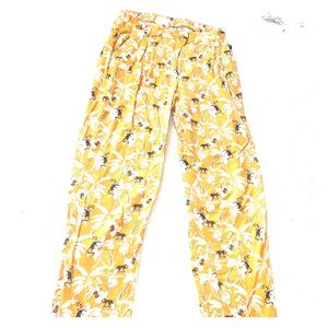Yellow safari pants
